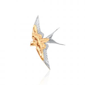 golondrina colgante con esneraldas