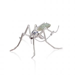 Broche de mosquito en plata