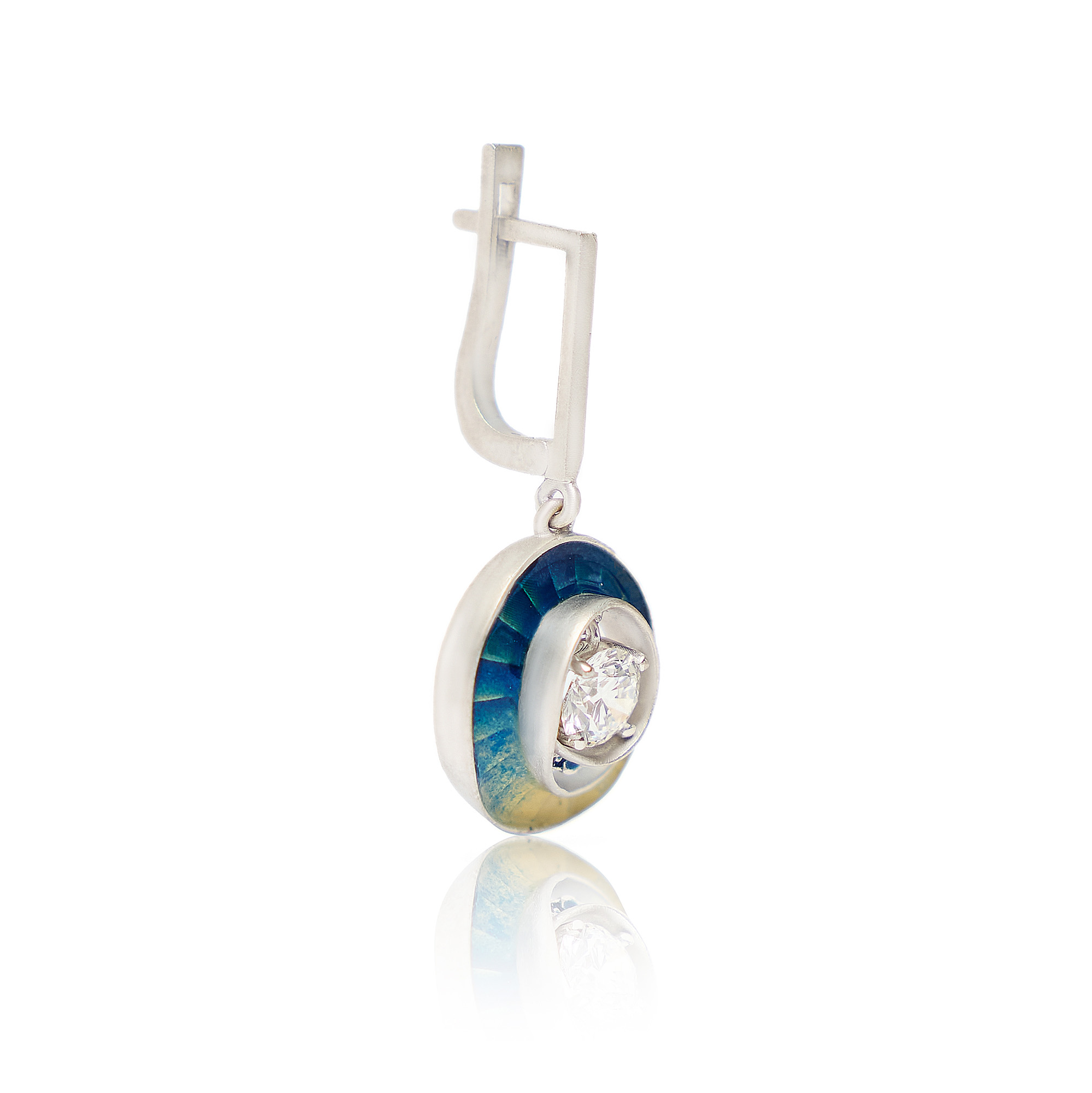 pendientes con esmaltes al fuego