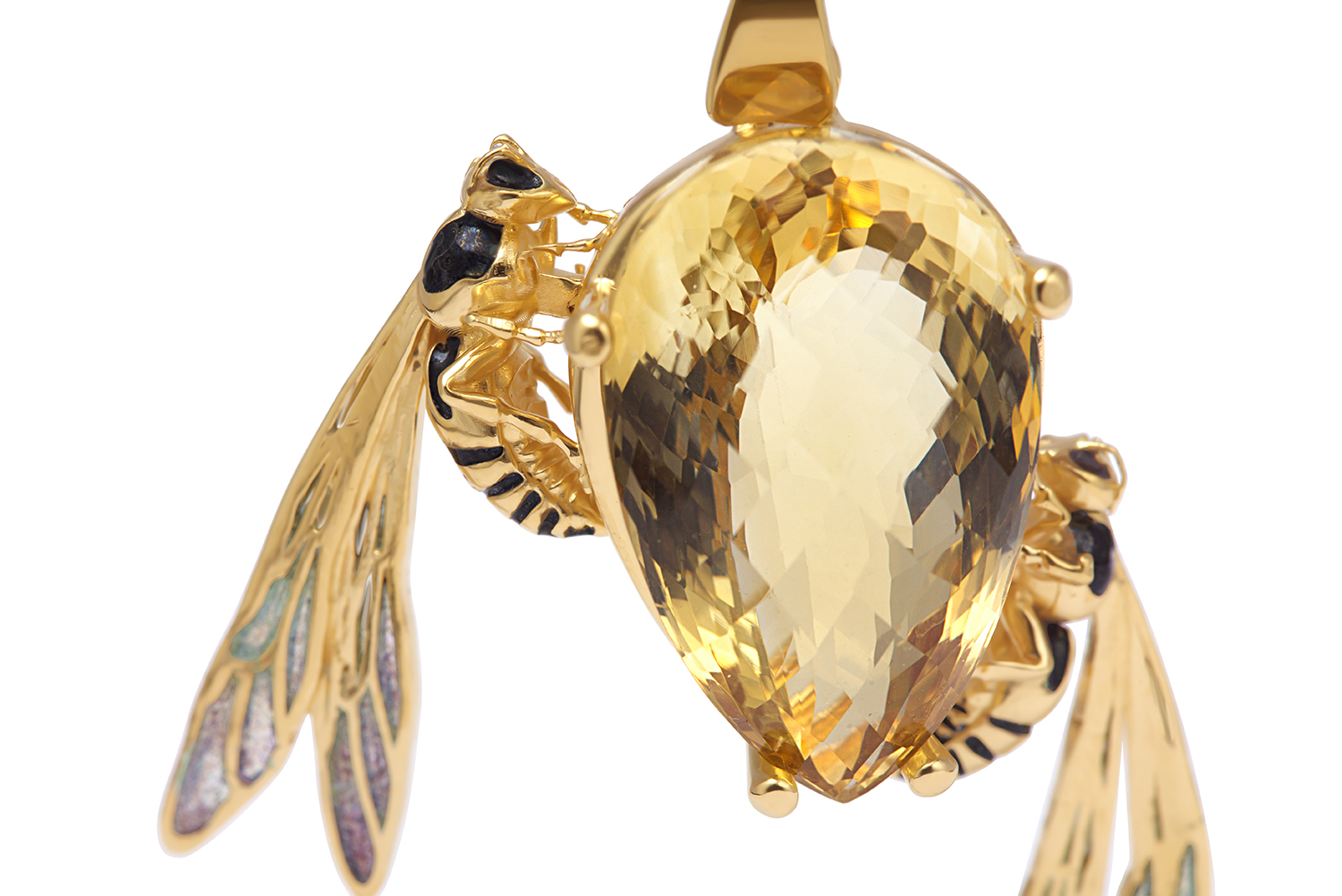 colgante avispas con citerine